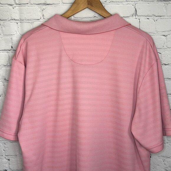 Men's XL Jack Nicklaus Pink Short Sleeve Golf Polo Shirt - Picture 6 of 8